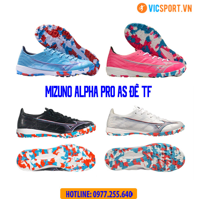 Giày đá banh Mizuno Alpha Pro AS đế TF