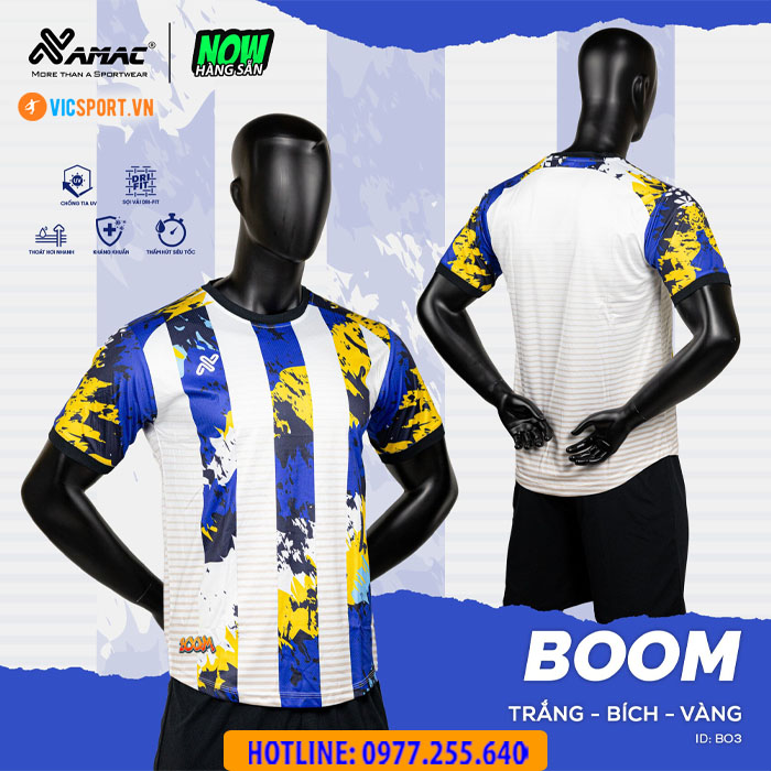 Áo đá banh thiết kế Amac Boom - Hình ảnh 21