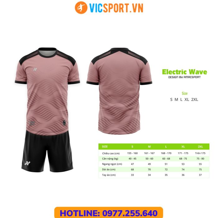 Áo đá banh thiết kế Amac Electric Wave - Hình ảnh 13
