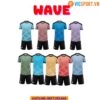 Áo đá banh thiết kế Amac Electric Wave
