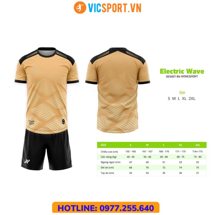 Áo đá banh thiết kế Amac Electric Wave - Hình ảnh 16