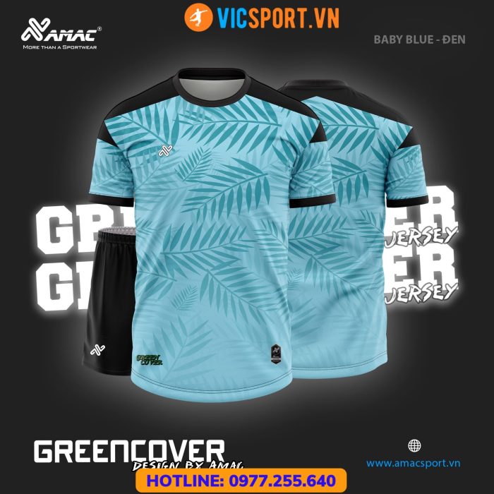 Áo đá banh thiết kế Amac Greencover - Hình ảnh 6