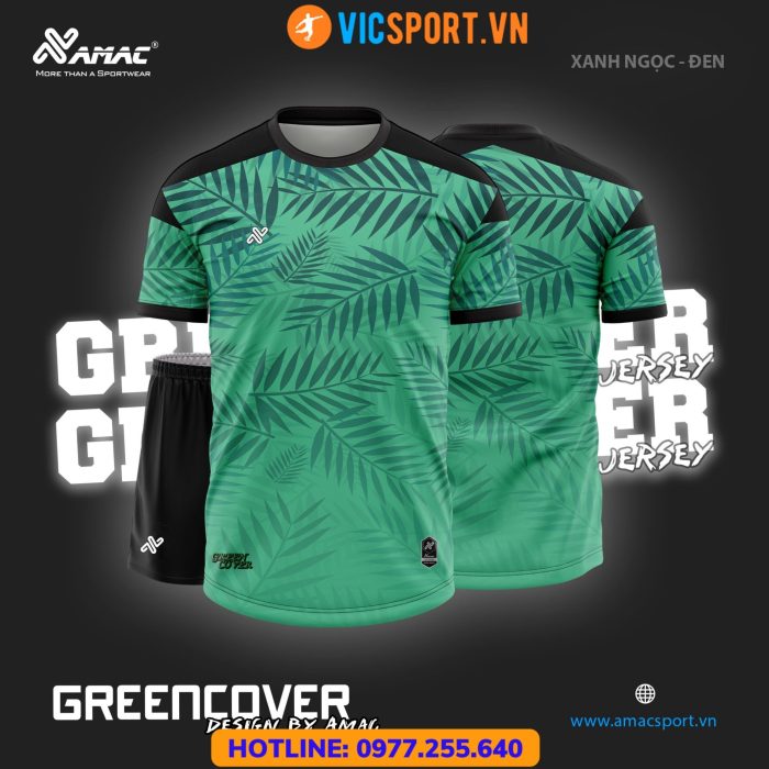 Áo đá banh thiết kế Amac Greencover - Hình ảnh 7