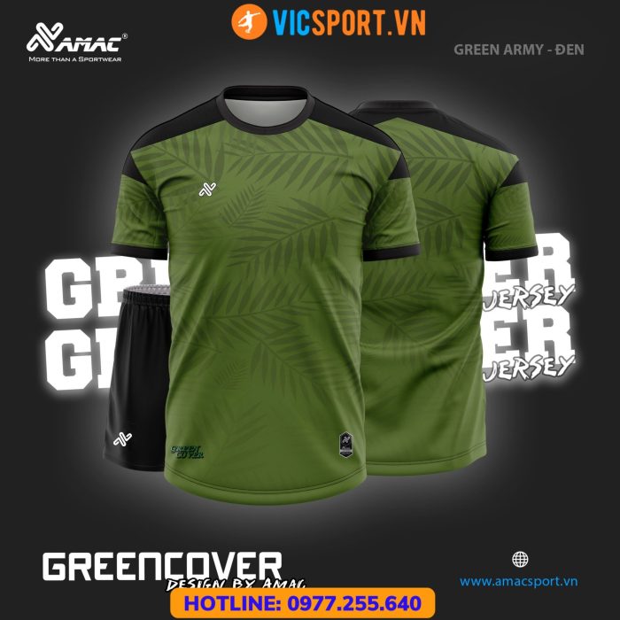 Áo đá banh thiết kế Amac Greencover - Hình ảnh 8