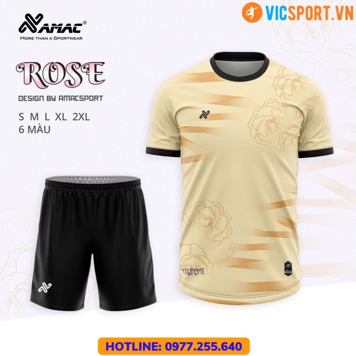 Áo đá banh không logo Amac Rose - Hình ảnh 5