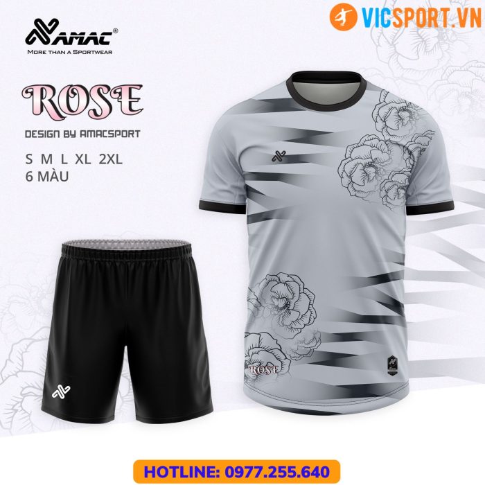 Áo đá banh không logo Amac Rose - Hình ảnh 6