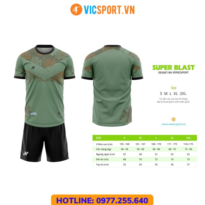 Áo đá banh thiết kế Amac Super Blast - Hình ảnh 13