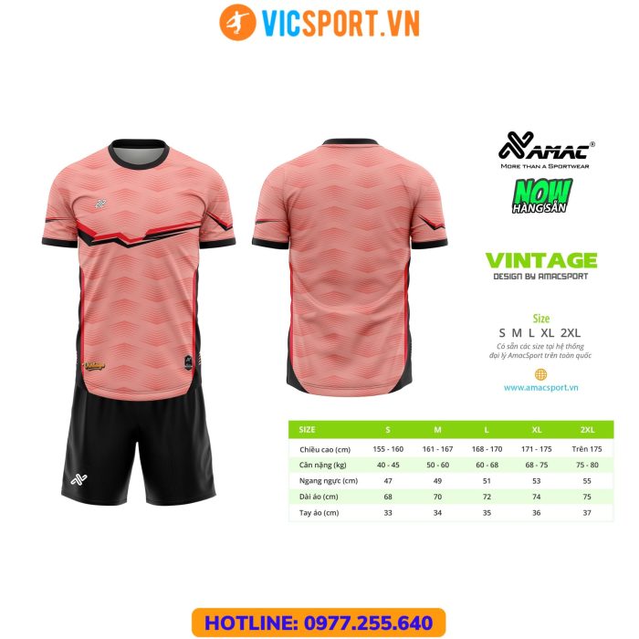Áo đá banh thiết kế Amac Vintage - Hình ảnh 8
