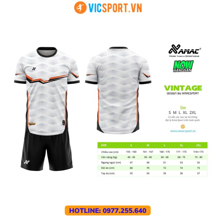 Áo đá banh thiết kế Amac Vintage - Hình ảnh 9
