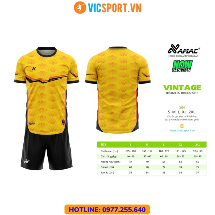 Áo đá banh thiết kế Amac Vintage - Hình ảnh 10