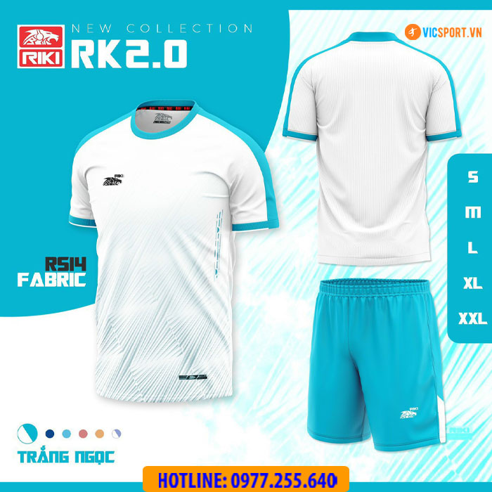 Áo đá banh không logo Riki RK 2.0 - Hình ảnh 3