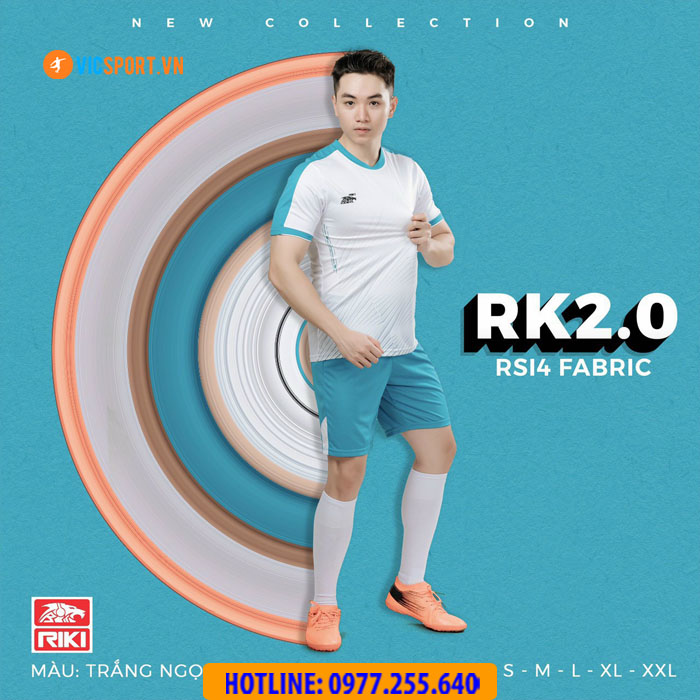 Áo đá banh không logo Riki RK 2.0 - Hình ảnh 12
