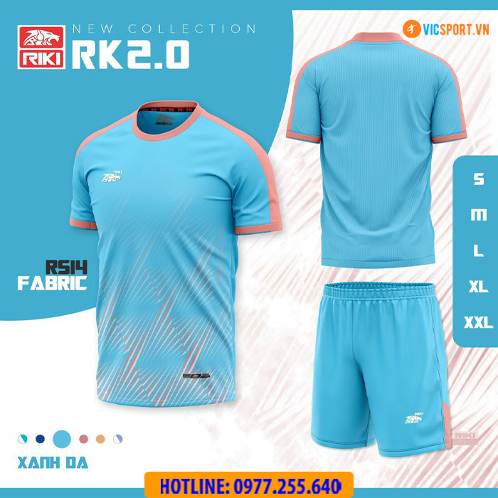 Áo đá banh không logo Riki RK 2.0 - Hình ảnh 2