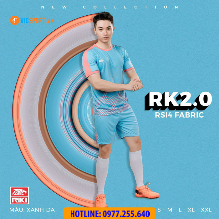 Áo đá banh không logo Riki RK 2.0 - Hình ảnh 8
