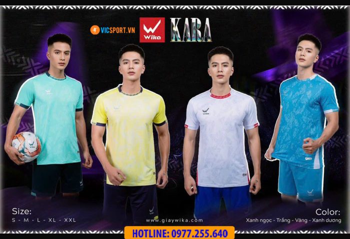 Áo bóng đá không logo Wika Kara
