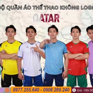 Áo đá banh không logo Vevoca Qatar