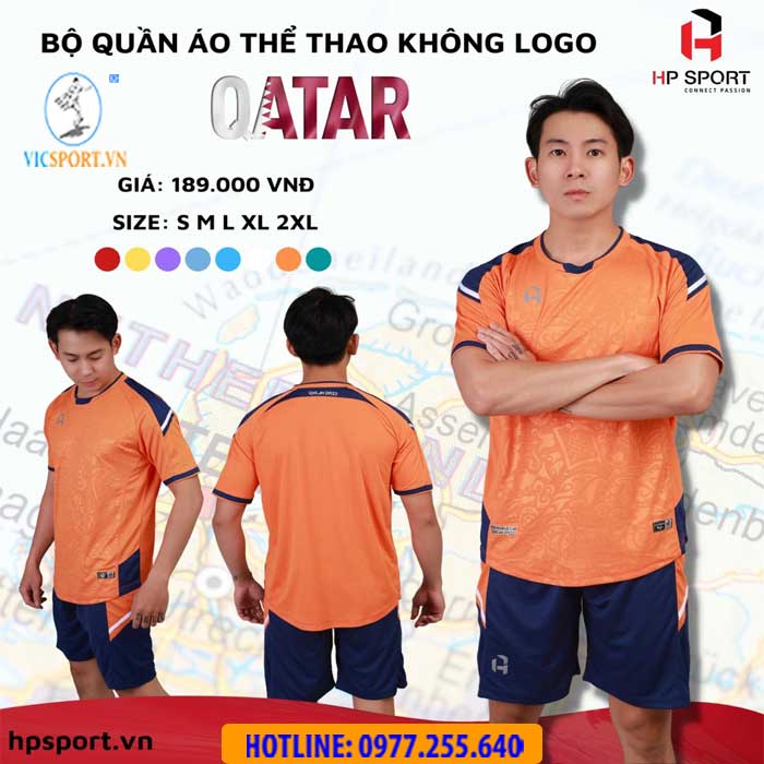 Áo đá banh không logo Vevoca Qatar - Hình ảnh 17