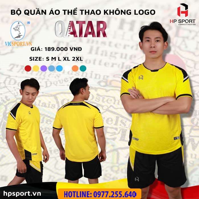 Áo đá banh không logo Vevoca Qatar - Hình ảnh 12