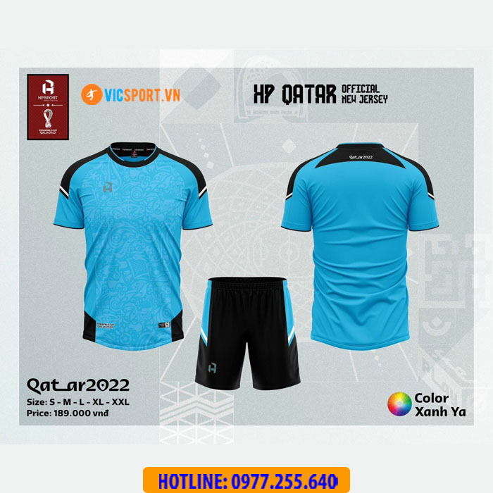 Áo đá banh không logo Vevoca Qatar - Hình ảnh 6