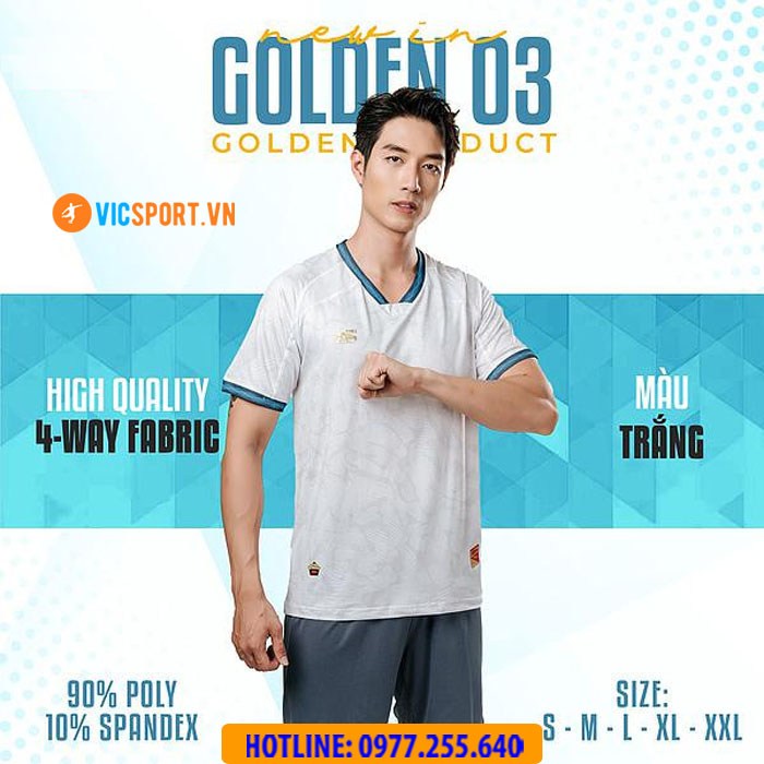 Áo bóng đá không logo Riki Golden 03 - Hình ảnh 10
