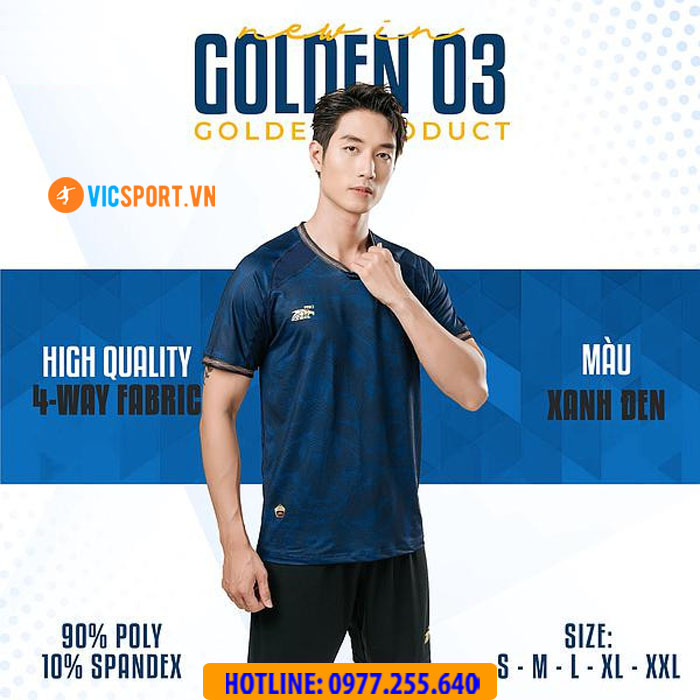 Áo bóng đá không logo Riki Golden 03 - Hình ảnh 8