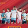 Áo đá banh không logo hàng thái Adidas 3 lá