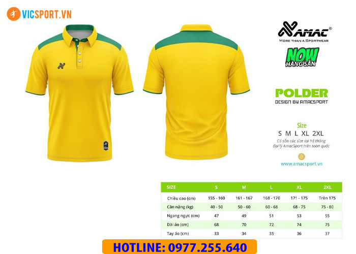 Áo thể thao polo di chuyển Amac Polder - Hình ảnh 35