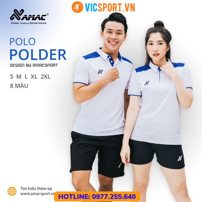 Áo thể thao polo di chuyển Amac Polder - Hình ảnh 6