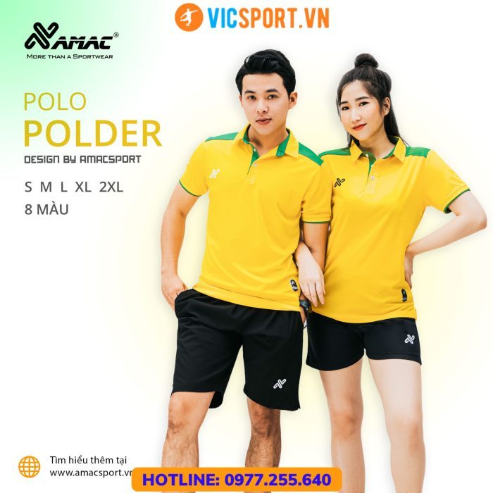Áo thể thao polo di chuyển Amac Polder - Hình ảnh 8