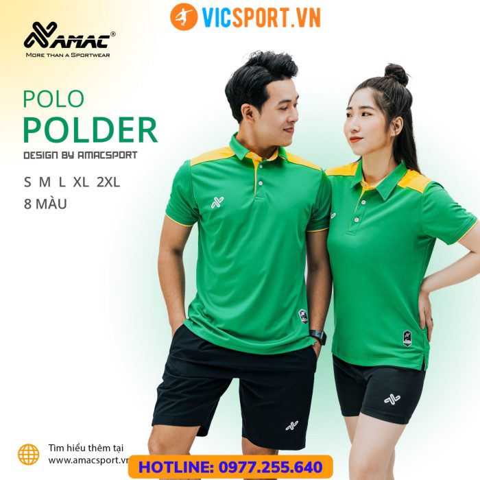 Áo thể thao polo di chuyển Amac Polder - Hình ảnh 11