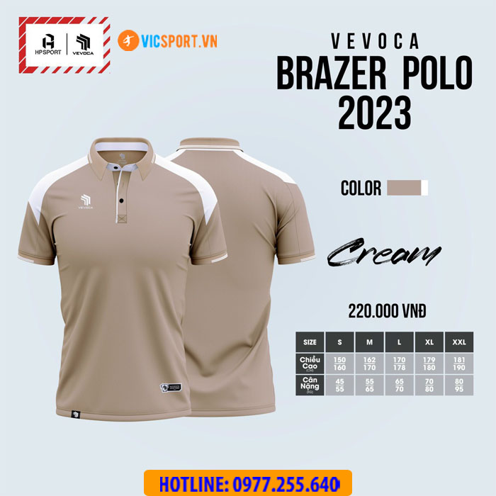 Áo polo di chuyển Vevoca Brazer - Hình ảnh 15