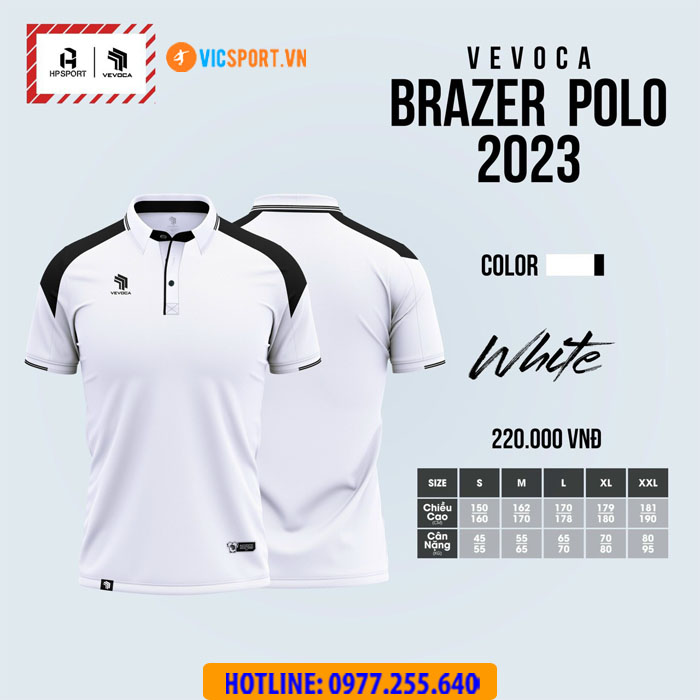 Áo polo di chuyển Vevoca Brazer - Hình ảnh 18