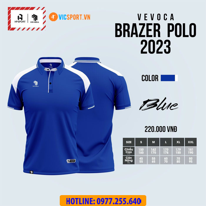 Áo polo di chuyển Vevoca Brazer - Hình ảnh 13