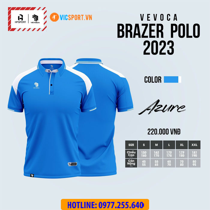 Áo polo di chuyển Vevoca Brazer - Hình ảnh 11