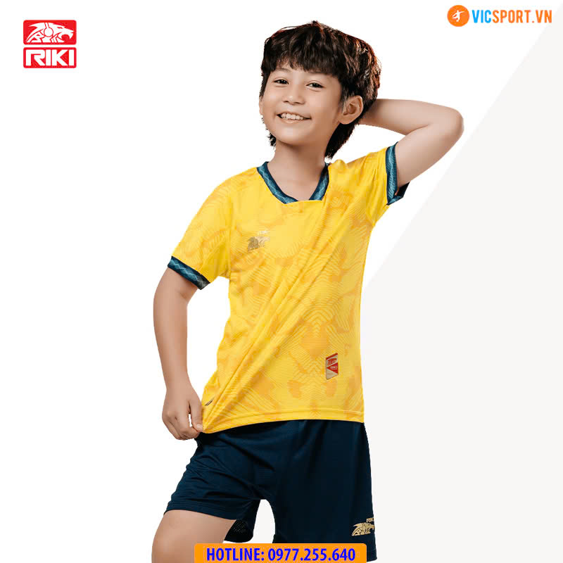 Áo bóng đá trẻ em Riki Golden 03 - Hình ảnh 21