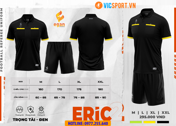 Bộ trọng tài Egan Eric 2 chính hãng - Hình ảnh 8