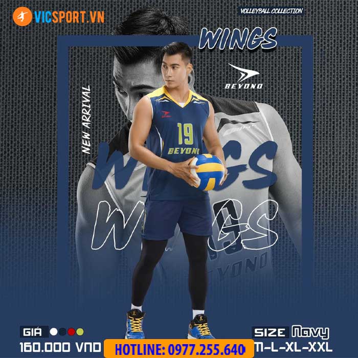 Quần áo bóng chuyền nam Beyono Wing - Hình ảnh 6