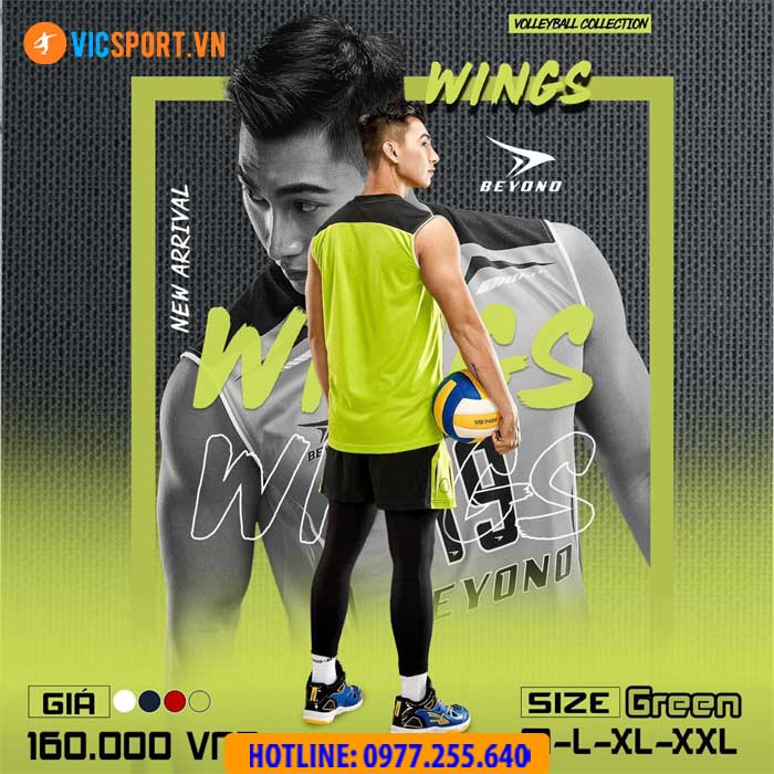Quần áo bóng chuyền nam Beyono Wing - Hình ảnh 2