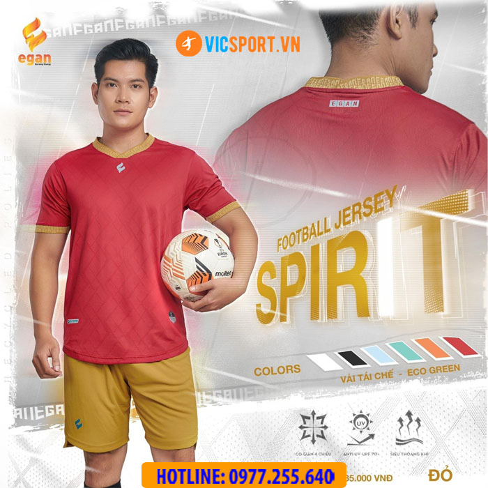 Áo bóng đá không logo Spirit - Bùi Tiến Dũng - Hình ảnh 34