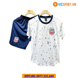 Áo đá banh đội tuyển Mỹ 2023 vải mè