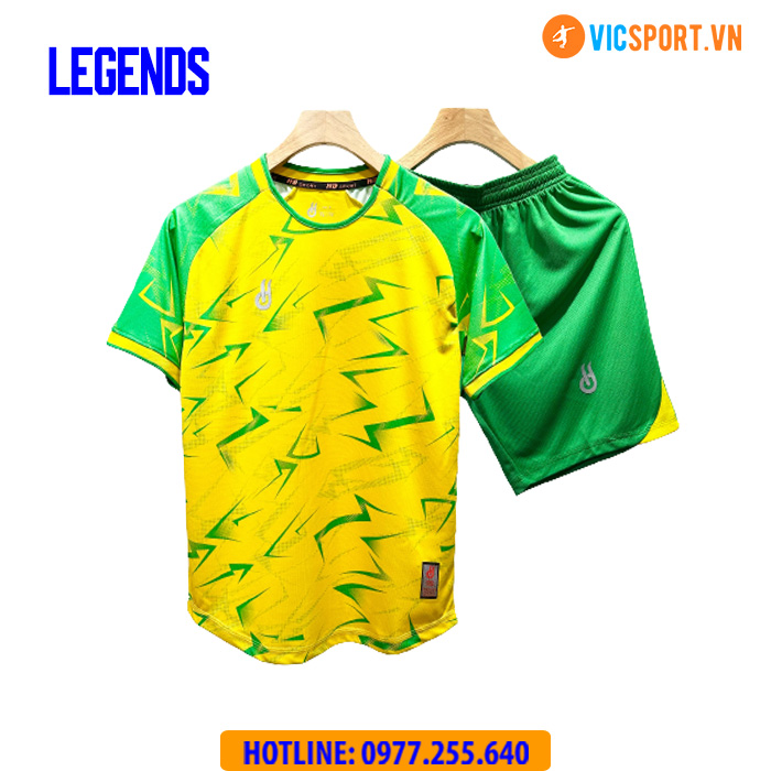 Áo đá banh không logo HD Legends - Hình ảnh 3