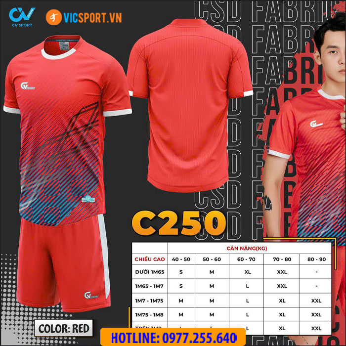 Áo đá banh không logo Riki CV C250 - Hình ảnh 9