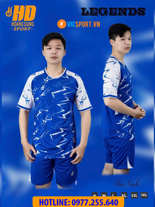 Áo đá banh không logo HD Legends - Hình ảnh 12