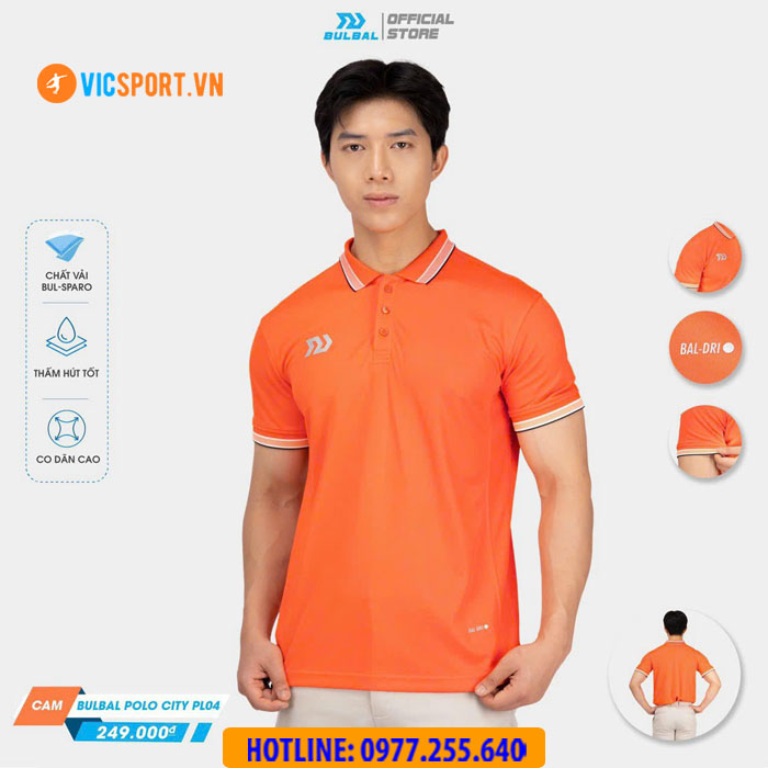 Áo polo di chuyển nam Bulbal City PL04 A307 - Hình ảnh 34