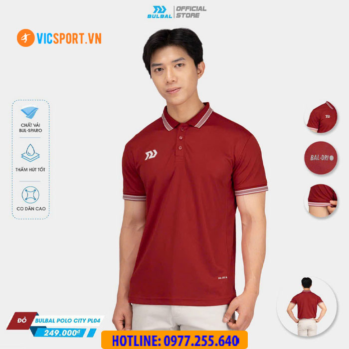 Áo polo di chuyển nam Bulbal City PL04 A307 - Hình ảnh 33