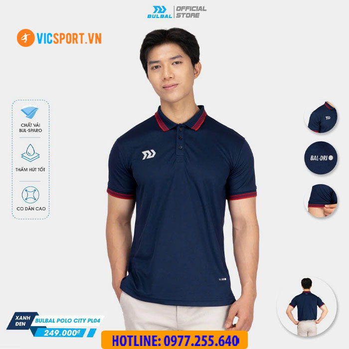 Áo polo di chuyển nam Bulbal City PL04 A307 - Hình ảnh 28