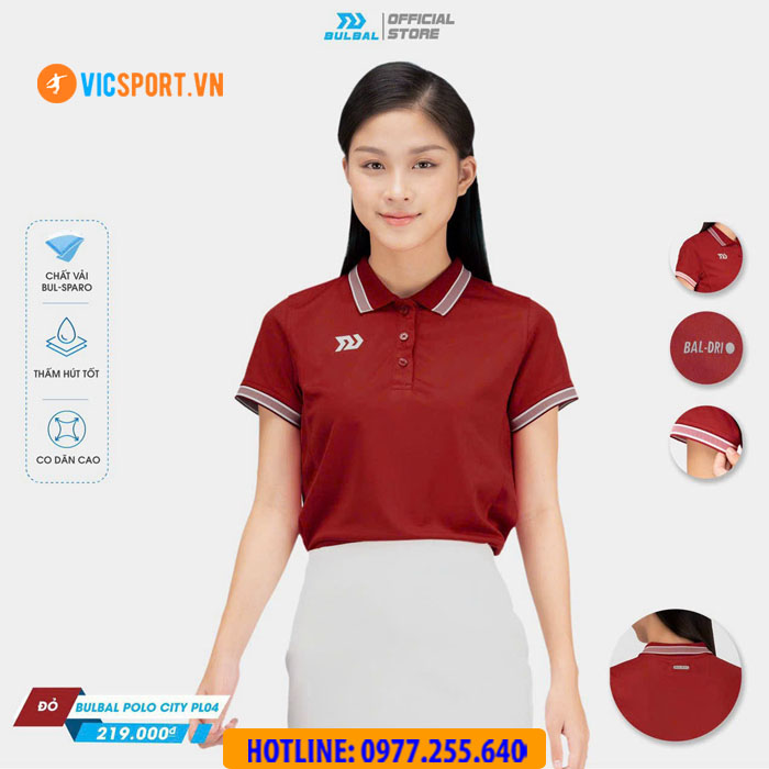 Áo polo di chuyển nữ Bulbal City PL04 A307 - Hình ảnh 35