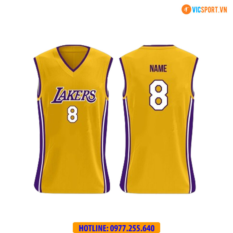 Quần áo bóng rổ trẻ em Lakers - Hình ảnh 7