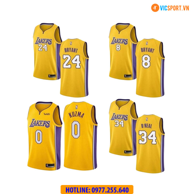 Quần áo bóng rổ trẻ em Lakers - Hình ảnh 6