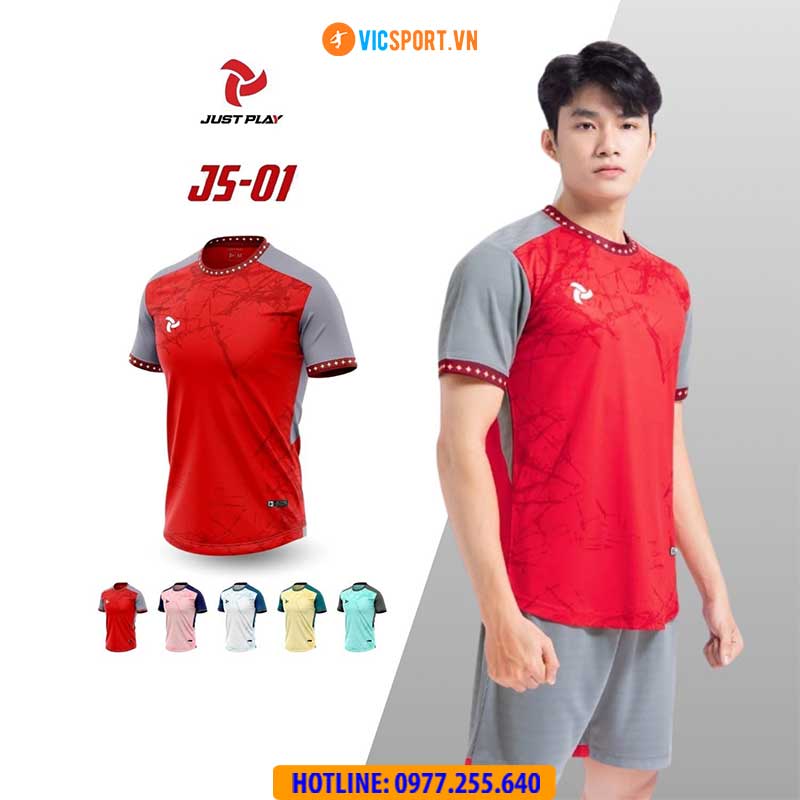 Áo đá banh không logo Justplay JS-01 - Hình ảnh 25